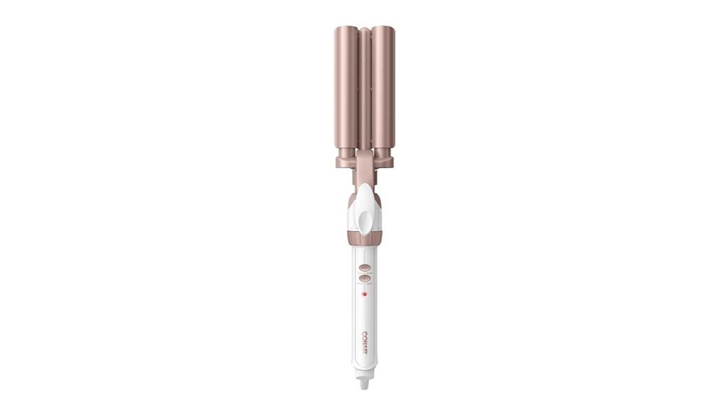triple barrel curling iron