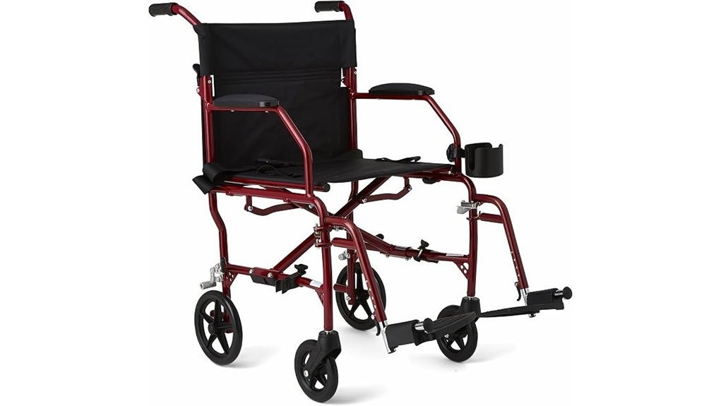 ultra lightweight transport wheelchair