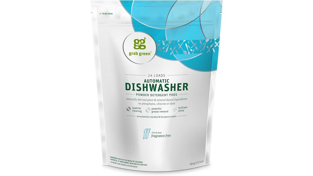 unscented dishwasher pods pack