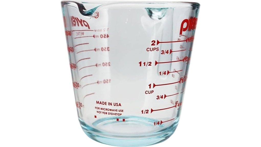usa made glass measuring cup