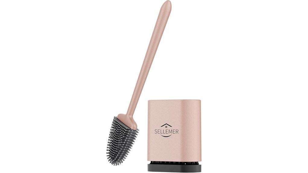 ventilated silicone toilet brush