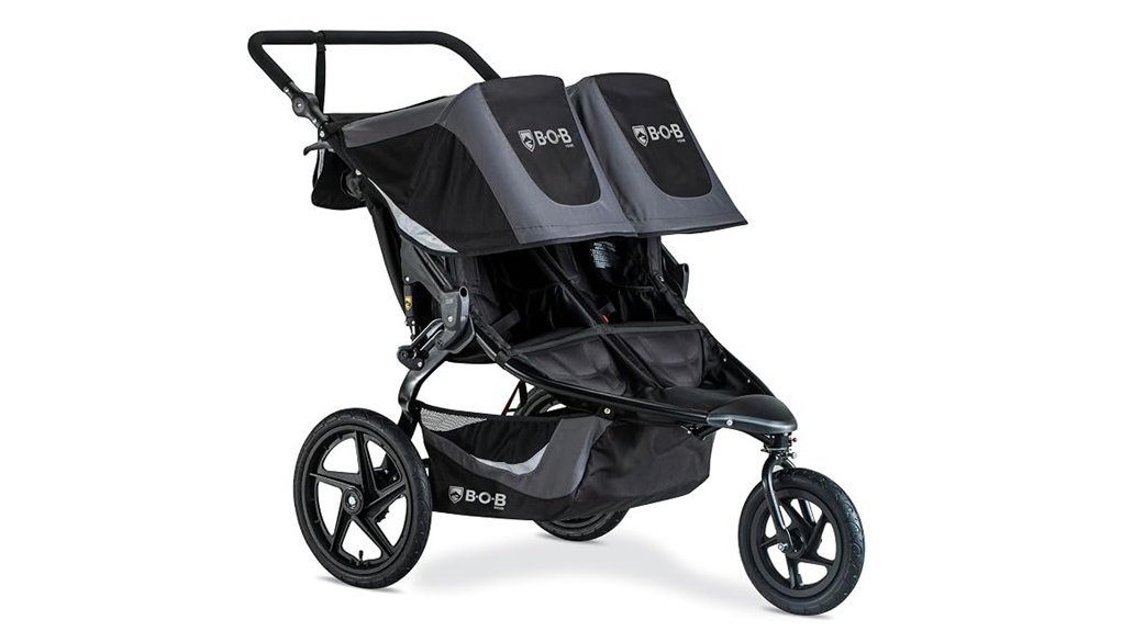 versatile dual seat jogging stroller