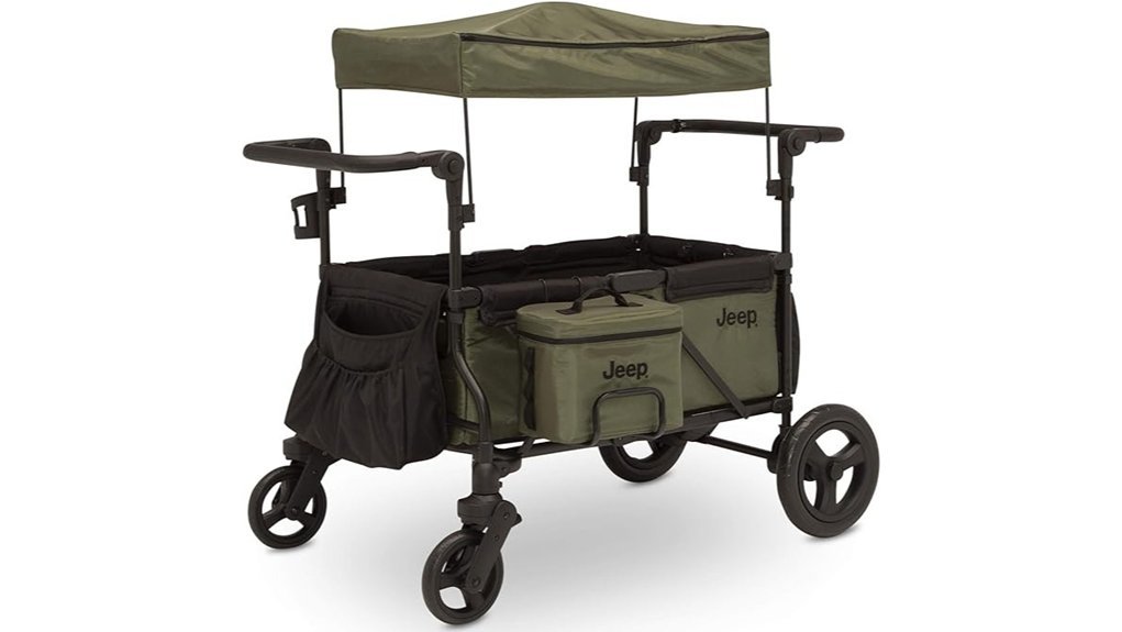 versatile stroller with cooler
