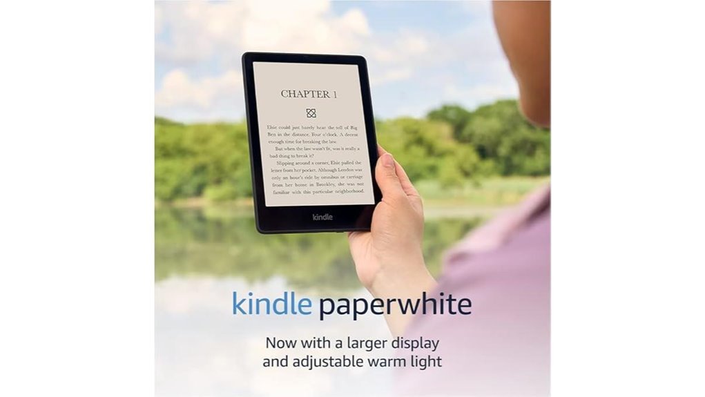 warm lit kindle for reading