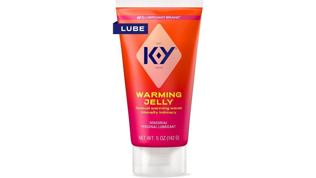 warm personal lubricant gel