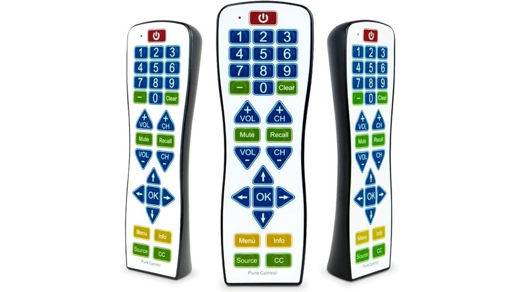 water resistant big button remote