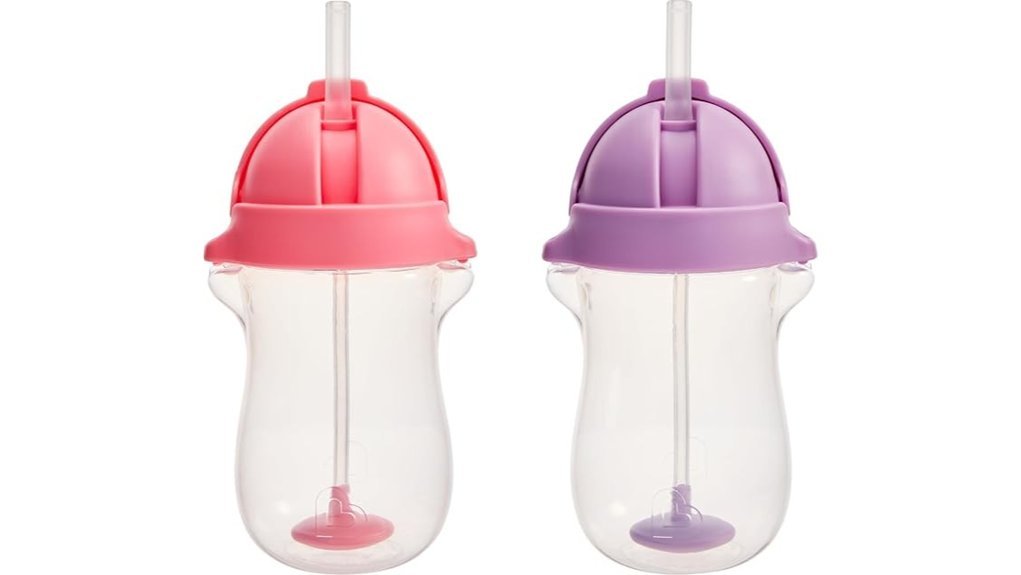 weighted toddler straw cups