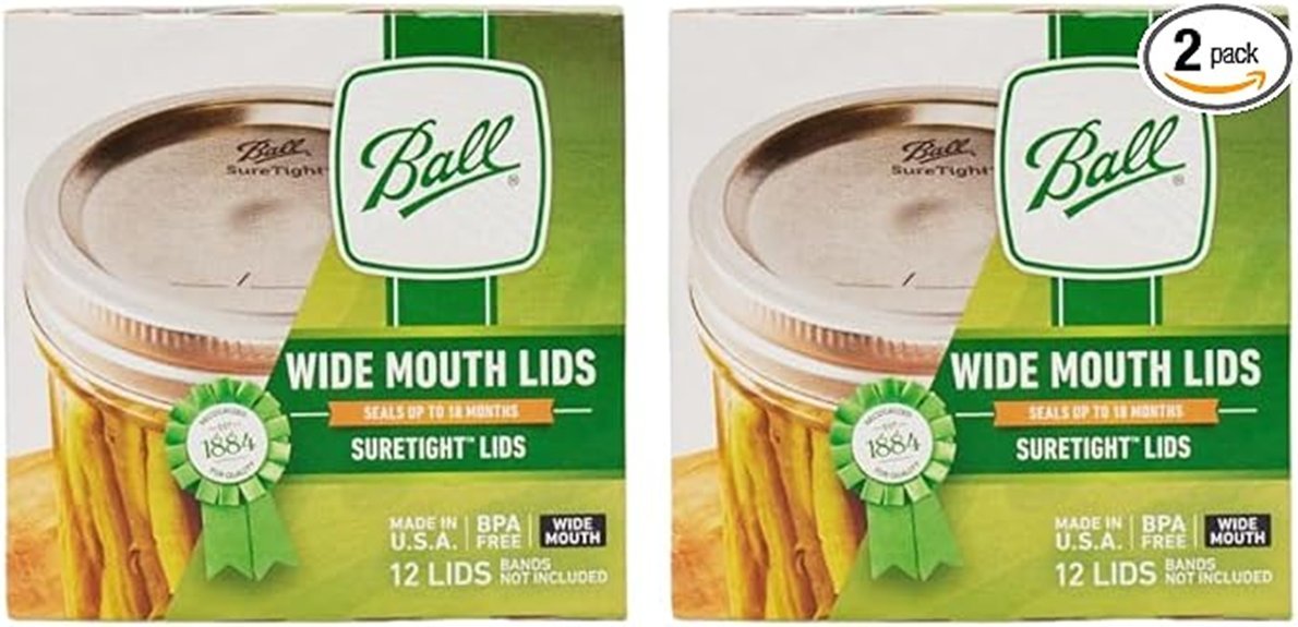wide mouth jar lids