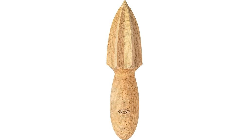 wooden citrus juicing tool