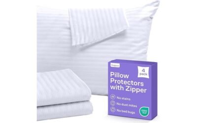 zippered washable pillow covers