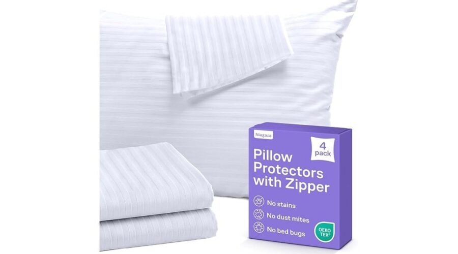 zippered washable pillow covers