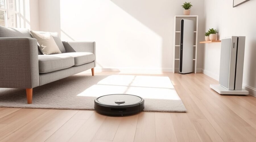 allergy friendly robot vacuum setup
