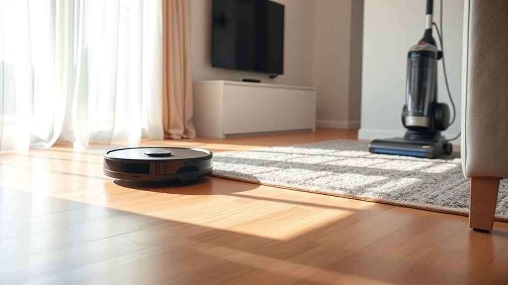 automated floor cleaning device