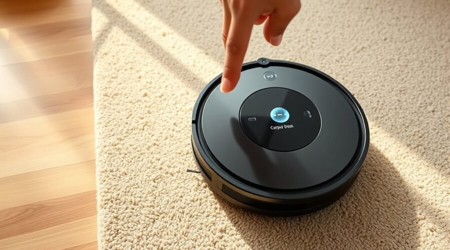 carpet boost robot vacuum