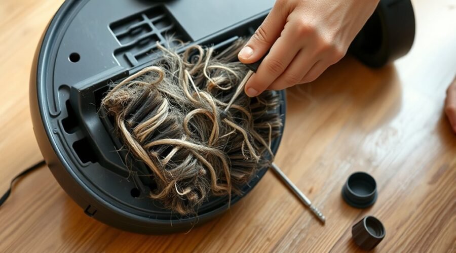 check and clean brushes