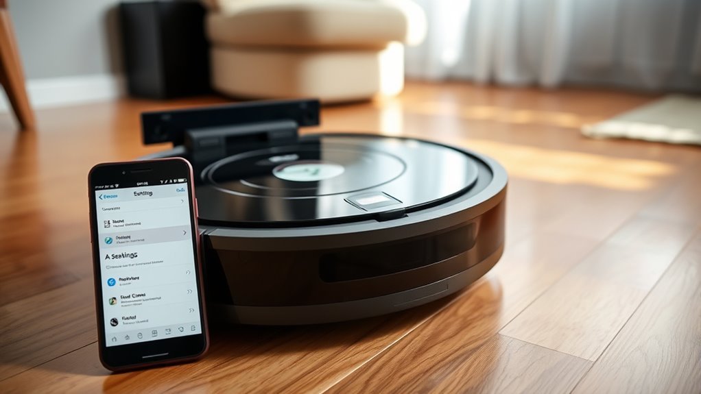 check robot vacuum firmware