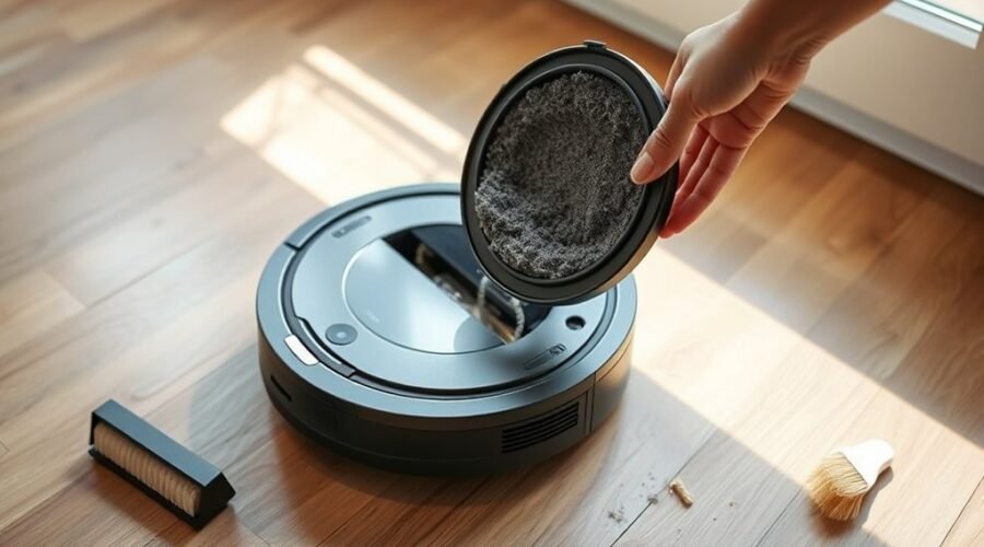 check vacuum filter status