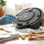 clean robot vacuum contacts