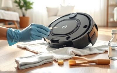 clean robot vacuum contacts