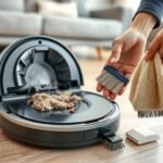clear robot vacuum dock