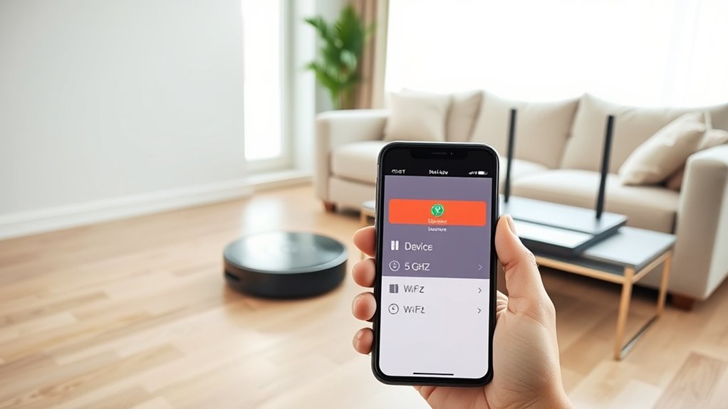 connect robot vacuum properly