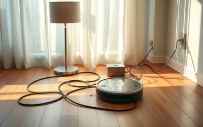 cords may obstruct operation