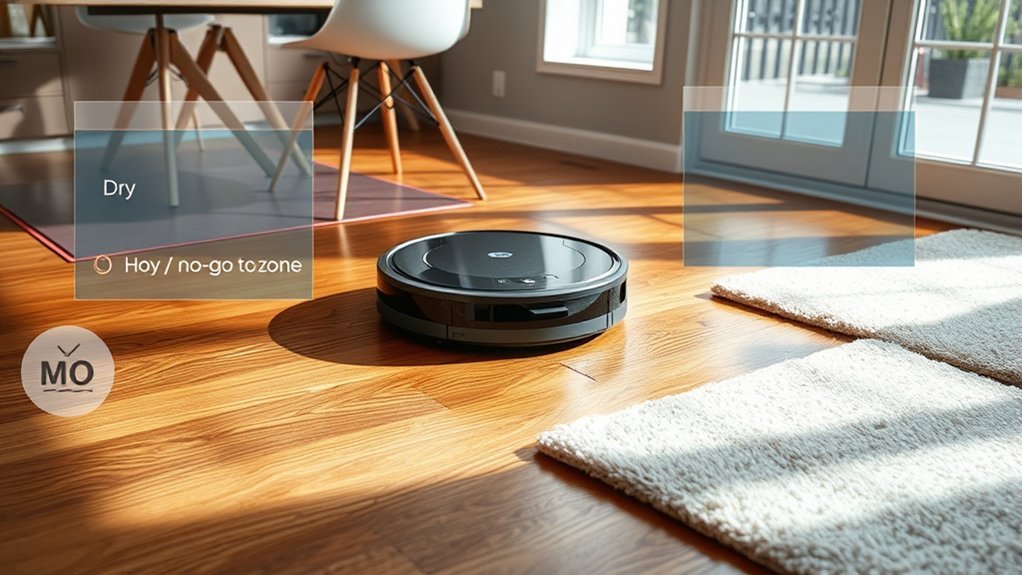 customized cleaning zone control