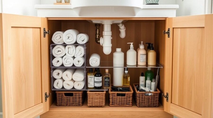 effective bathroom sink organization