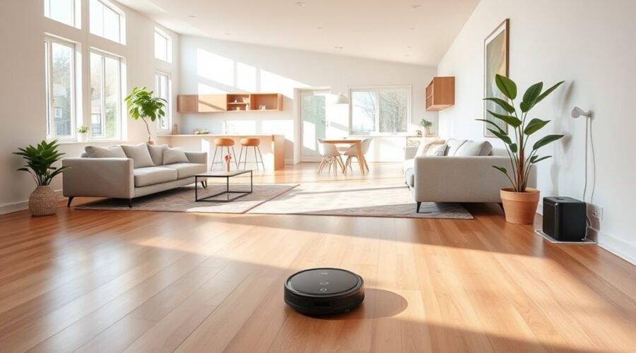efficient cleaning for spaces