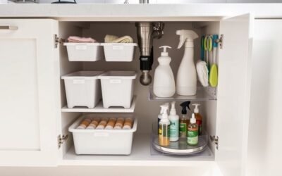 efficient kitchen sink storage