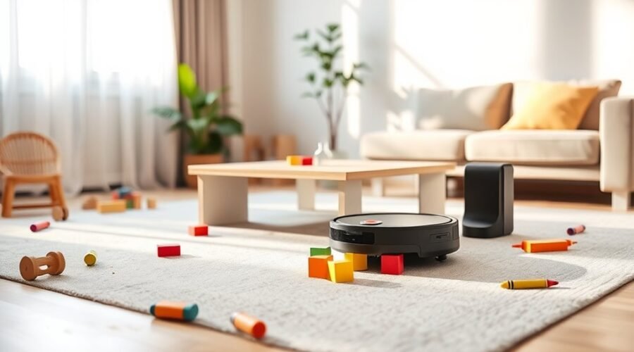 kid friendly robot vacuum setup