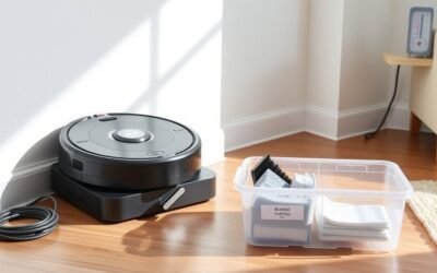 long term robot vacuum storage
