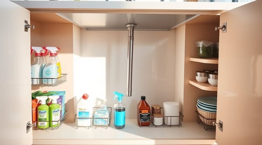 maximize corner sink storage