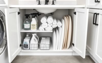 maximize laundry sink space