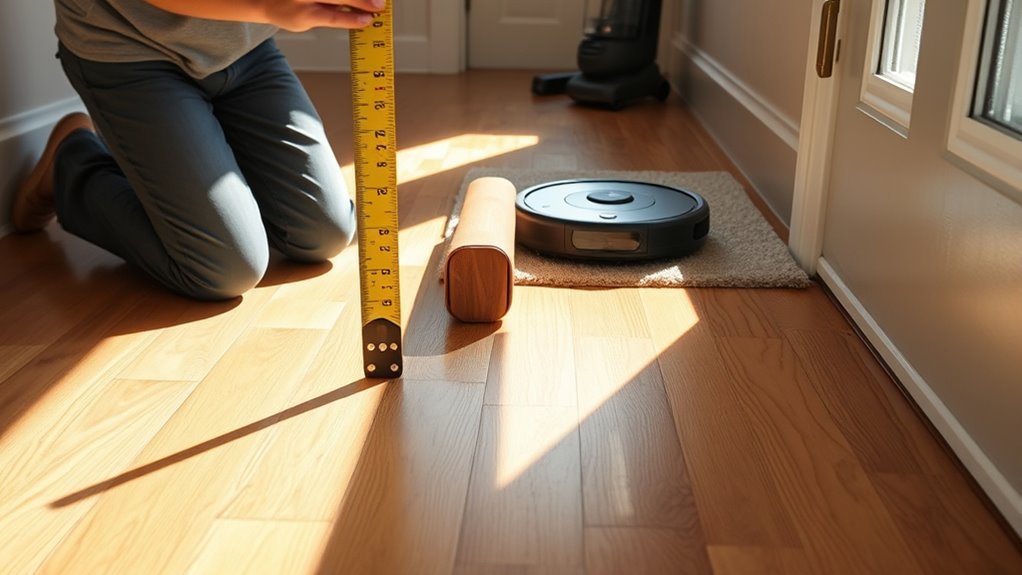 measure door thresholds accurately