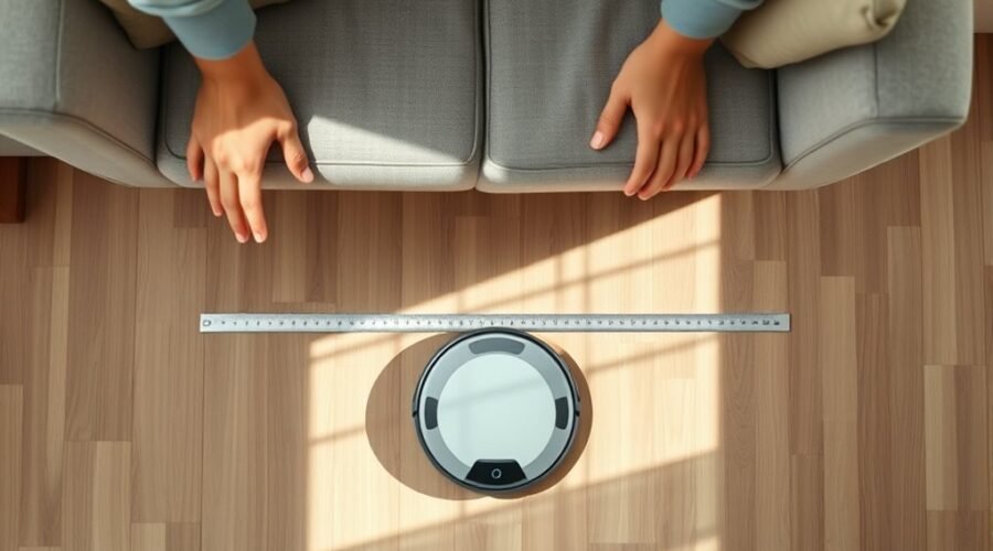 measure furniture height clearance