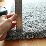 measuring rug pile height