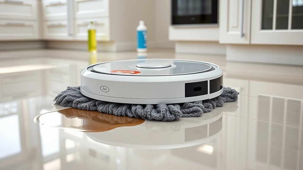 mop pads moisture issues
