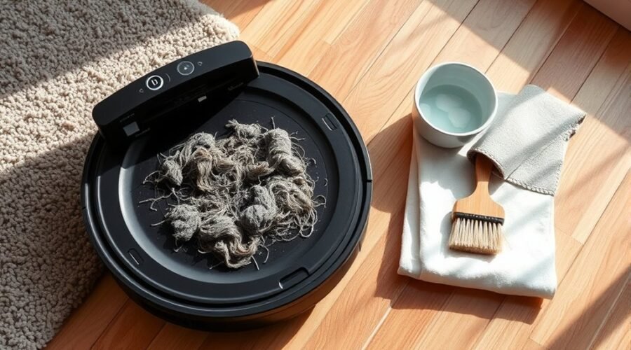 musty robot vacuum solutions