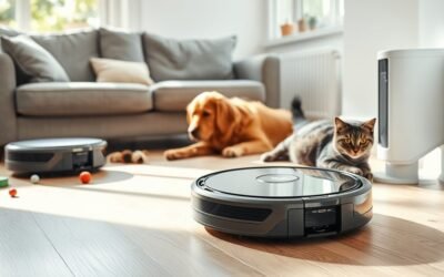 pet friendly robotic vacuum setup