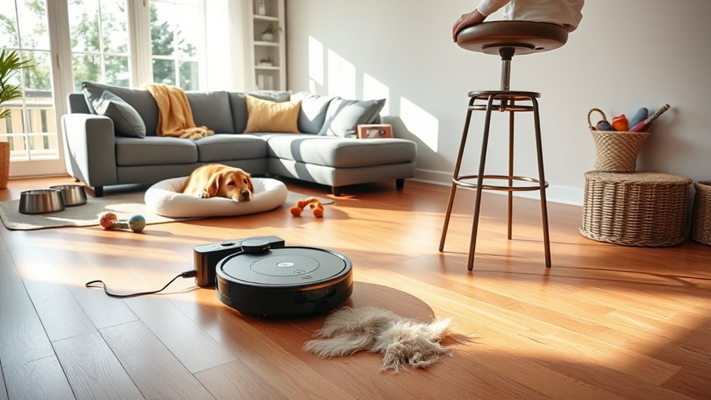 prepare for efficient cleaning
