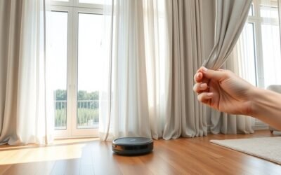 prevent curtains clogging vacuum