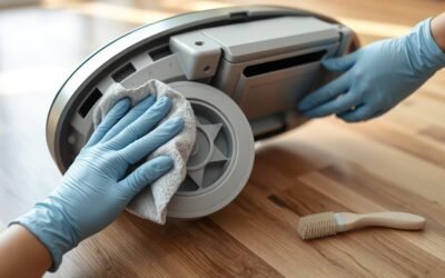 properly clean caster wheel