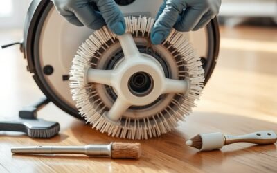 properly clean side brush