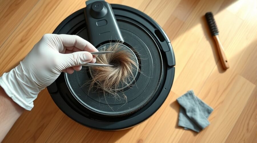 properly clean vacuum wheels