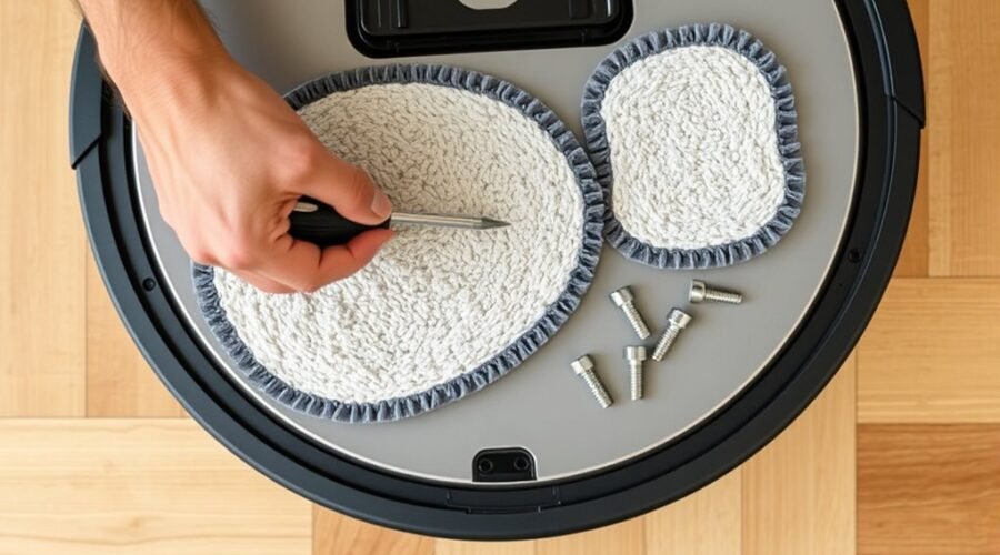 repair robot vacuum mop holder