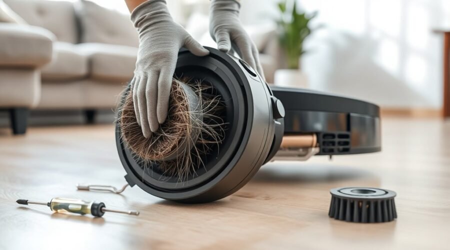 replace robot vacuum brush