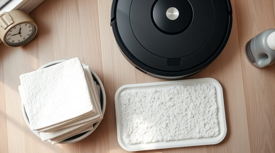 robot mop pad maintenance