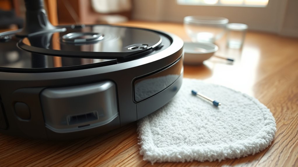 robot mop water issues