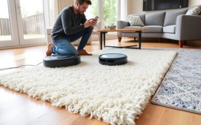 robot vacuum area rugs